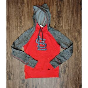 Nike MLB  Sweatshirt Size Small St Louis Cardinals Pullover Hoodie Therma-Fit